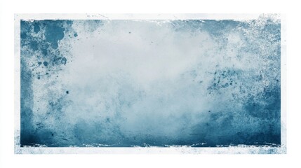 Abstract blue landscape digital artwork calm atmosphere artistic environment aerial view contemporary concept