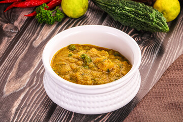 Aloo masala with green peas
