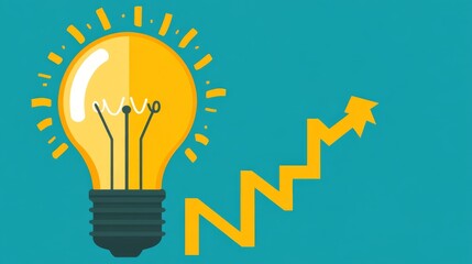 Innovative marketing strategies business sector infographic digital environment eye-level view growth concept