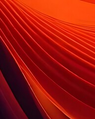 Fototapeta premium Abstract Red and Orange Gradient Curves
