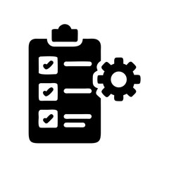 Task Assignment Icon for Business and Project Management Tools Business icons Vector Illustration