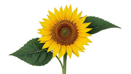 Obraz premium Sunflower isolated on white background