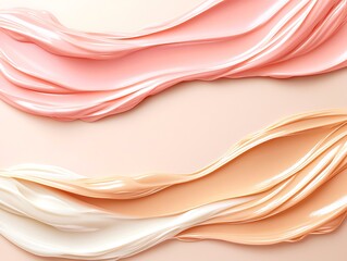 Obraz premium Skin Cream Swatches