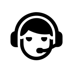 Customer Support Icon Vector Illustration for Business