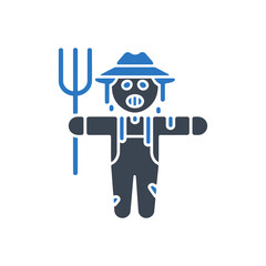 Scarecrow Crying Icon