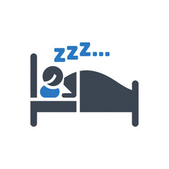 Bedroom Sleep Icon