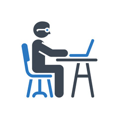 Office Workstation Setup Icon