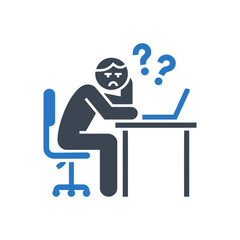 Computer Frustration Icon