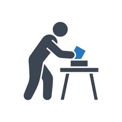 Ballot Casting Voting Icon