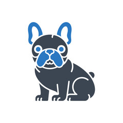 French Bulldog Portrait Icon