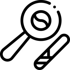 Korea line editable icon. Editable stroke. Vector illustration.