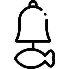 Korea line editable icon. Editable stroke. Vector illustration.