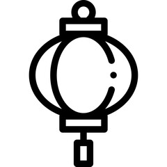 Korea line editable icon. Editable stroke. Vector illustration.