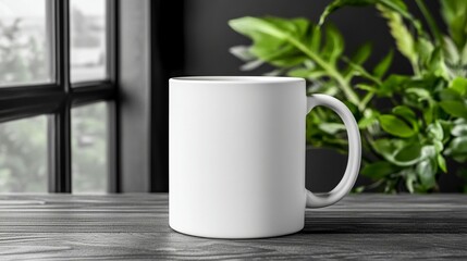 Blank White Mug Mockup