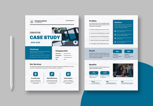Case Study Template Layout