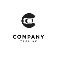 Obraz premium Letter C Car Logo Icon Vector