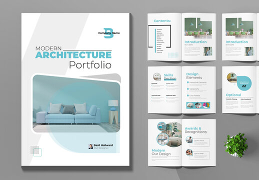 Modern Architecture Portfolio Design Layout