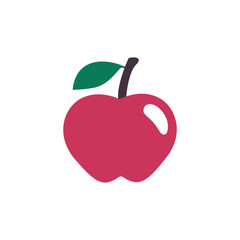 red apple icon vector