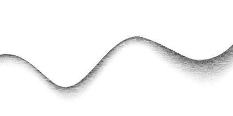 Wavy grain gradient texture. Black stippled flowing line background. Grunge noise dot work wallpaper for banner, poster, brochure. Undulate sandy backdrop with speckles, particles, granules.