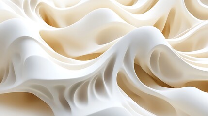 Obraz premium Abstract Cream Swirling Texture.