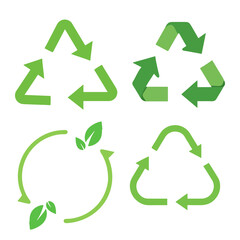 Obraz premium recycle symbol set