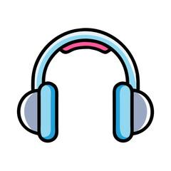 Industrial Ear Protection Muffs for Safety Icon Design