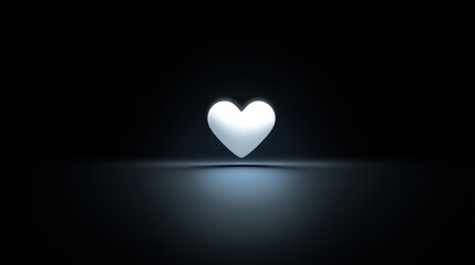 3d White hearts,Valentine's Day or wedding,pink heart y2k style isolated on white background,Love concept,romantic,Holiday celebration.