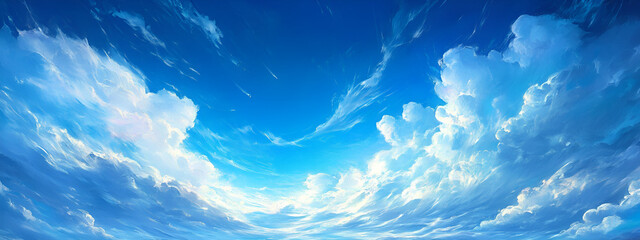 seniry of blue sky with cloud