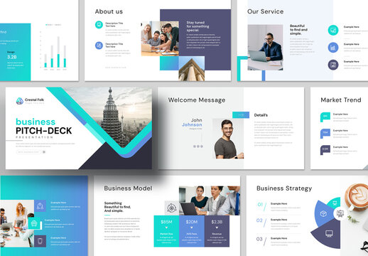 Business Pitch Deck Presentation Template