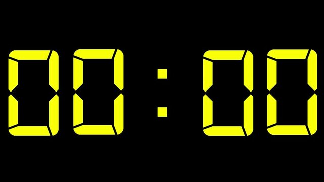 A five second countdown is presented using a very technological looking seven segment font reminiscent of an LCD display providing a clear digital visual of the remaining time