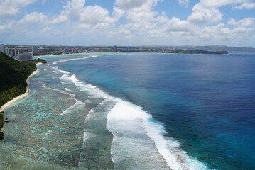 Fototapeta premium view from Two Lover’s Point - Guam