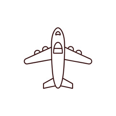 Explore a Unique Doodle Icon Featuring an Airplane for Your Creative Projects