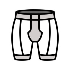 Safety Briefs or Protective Shorts Icon Design