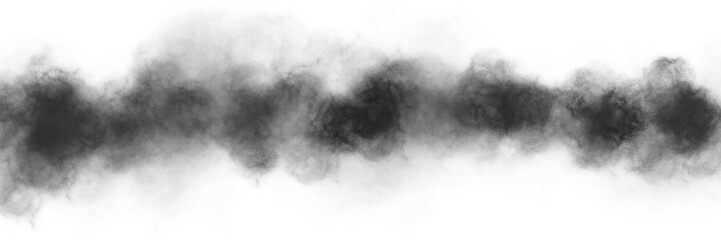 Dark Dust Smoke Cloud on Black element