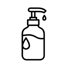 Sanitizer or Dispenser Pump Icon Design