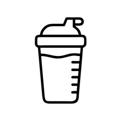 Shaker Bottle for Supplements Icon Design