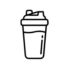 Shaker Bottle for Supplements Icon Design