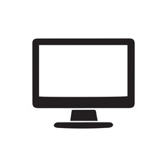 computer monitor vector illustration
