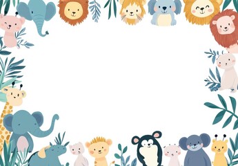 Obraz premium frame of animals