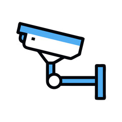 Surveillance Camera for Security Icon Design
