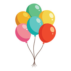 Colorful Balloon Bouquet A festive bunch ready for celebration