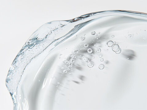 commercial beauty shot, cosmetic texture and drop