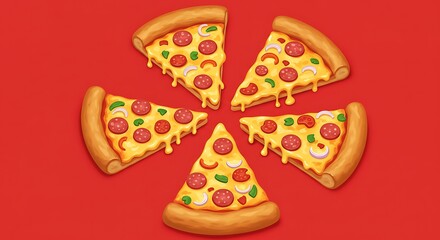 Pizza Slice Delicious Food