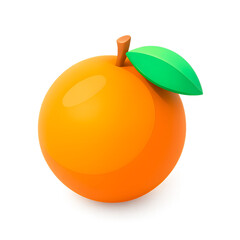 cute fruit icon 3D