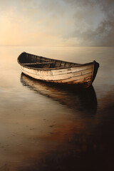 a fishing boat in sea