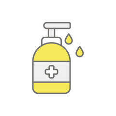 Hand Sanitizer icon vector stock illustration