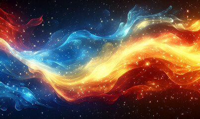 Fototapeta premium Abstract colorful swirl background design