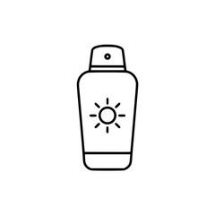 Obraz premium Sunscreen Icon
