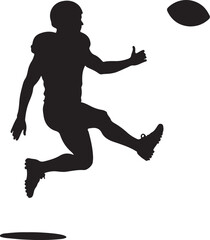 Soccer Action Silhouettes
