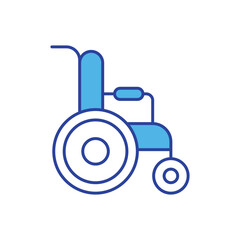 Wheelchair icon vector stock illustration